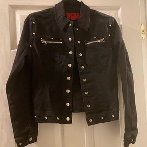 RARE Moto Canvas Tripp Black Jacket